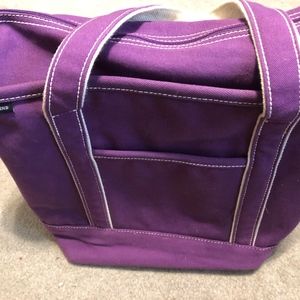 Lands End Canvas Zipper Tote (Medium)